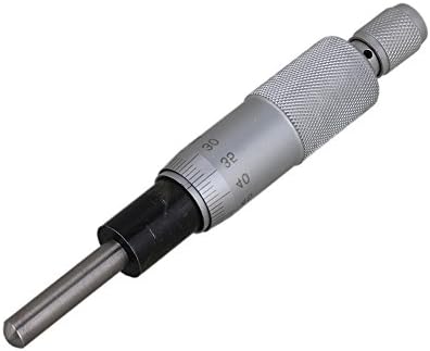 CNBTR Silver Range 0-25mm Accuracy 0.01mm Round Needle Type Mini Precise Micrometer Head Measurement Tool