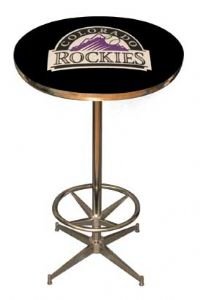MLB Team Pub Table Style: Colorado Rockies