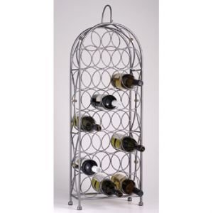 Parisian Wrought Iron Wine Rack