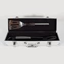 Palm Springs 3 Piece BBQ Set with Aluminium Case