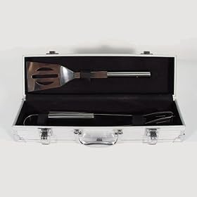 Palm Springs 3 Piece BBQ Set with Aluminium Case