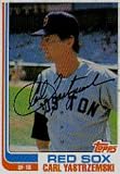 1982 Topps Carl Yastrzemski Baseball Card #650 - Shipped In Protective Display Case!