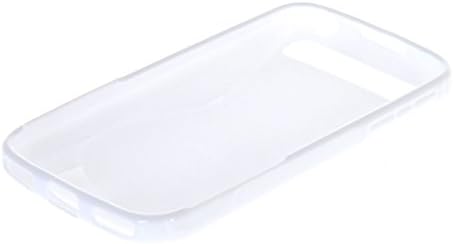 MOONCASE S-Line Flexible Soft Gel Tpu Silicone Slim Back Case Cover for BlackBerry Classic Q20 White