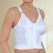 How To Measure Bra Sizes : Glamorise Front Close Posture Back Support Longline Bra Style 2260