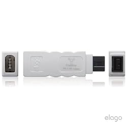 elago FireWire 400 to 800 Adapter (White) for Mac Pro, MacBook Pro, Mac Mini, iMac and all other computers