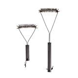 Rustler Grillbürste 2er Set aus rostfreiem Edelstahl 53cm und 30cm