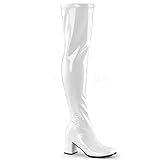 Funtasma Women's Gogo 3000 Block Heel White Boot 10 M