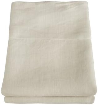 Linoto 100% Linen Pillowcases Set Ivory KING SIZE 39x20 Made in USA-Free Shipping In Continental USA-Pre-washed