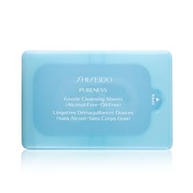 Shiseido Pureness Gentle Cleansing Sheets Facial Cleansing Cloths And Towelettes