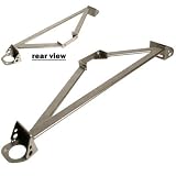 1992-2000 Honda Civic 94-01 Acura Integra 3 Point Cross Strut Bar Gunmetal by RS TYPE
