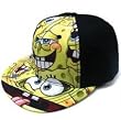 Sponge Bob Square Pants Spongebob Squarepants Fitted Flat-bill Hat