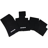 Genuine Hyundai Accessories U8140-3M002BR Black 2-Hole Carpeted Floor Mat for Hyundai Genesis
