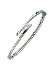 Diamond Bangle Bracelet 14K White 5/8 Cttw 66021