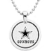 Stainless Steel Dallas Cowboys Name Logo Necklace