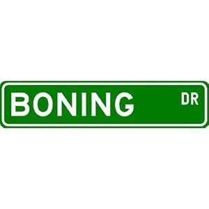 BONING Street Sign ~ Personalized Family Lastname Sign ~ Gameroom, Basement, Garage Sign... by