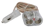 Review   / 1 into 2 car lighter socket - clear - 12 and 24 volt