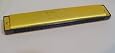 Musical Instrument Harmonica Music Light Gold Tone