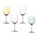 Luigi Bormioli Gallerie Luster 20-ounce Goblet, Set of 4 Assorted Colors