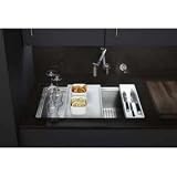 Kohler K-3760-NA Stages 33-Inch Stainless Steel Kitchen Sink