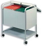 Helix Printout Filing Trolley Lockable for 50 Foolscap or Computer Files Ref V94090