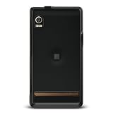 Premium Grade Rubberized Hard Crystal Snap-on Case for the Motorola Droid - Rubber Black Color