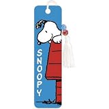 (2x6) Peanuts Snoopy Beaded Bookmark