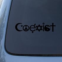 COEXIST - Peace - Vinyl Car Decal Sticker #1769 | Vinyl Color: Black