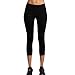 FWN Women's Yoga Capri Leggings Inner Pocket with Workout Mesh Pantset(New Size fit Well)