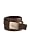 Men's Reversible Leather Belt With Engraved Logo Buckle