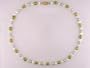5-7mm Freshwater Pearl Necklace and Bracelet Set w/ Gold Plated Metal Clasp