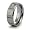 8mm Tungsten Carbide Diamond Ring with Wood Box (0.10ctw) GH/SI - Size 7.0