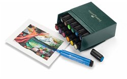 Childrens Toyshop  Toys : Pitt Artist's Big Brush 12pc Pen Set Gift Boxed - New