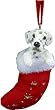 Dalmatian Stocking Christmas Ornament