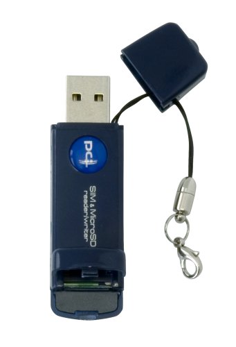 PLANEX microSD/SIM(FOMA)カードリーダー/ライター(USB2.0) PL-CR101U