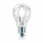 Philips 70W EcoClassic E27 240V Dimmable Clear Halogen Light Bulb