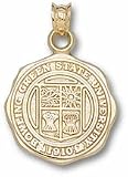 Bowling Green State Falcons Seal Pendant - 10KT Gold Jewelry