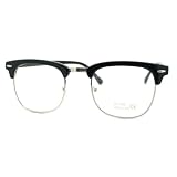 Clear Lens Club Master Half Rim Fashion Eye Glasses