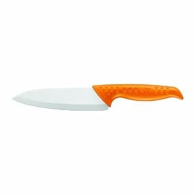 Bodum Bistro Ceramic Chef's Knife, 15 cm, 6-Inch, OrangeBodum Bistro Ceramic Chef's Knife