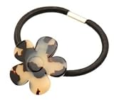 France Luxe Five Petal Ponytail Holder - Ivory Tokyo