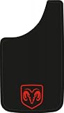 Plasticolor Spash Guard Mud Flaps Chevy Bow Tie - RED | 19L x 11W | 1 Pair