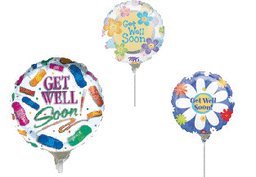 Mayflower Balloons 5412 9 Inch Get Well Assortment Pack Of 6