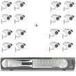 SVAT CLEARVU4 Web Ready 16 Channel Deluxe DVR Security System with 16 Indoor/Outdoor Hi-Res Night Vision Surveillance Cameras
