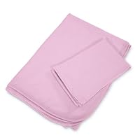 One Step Ahead Light Weight Blanket And Pillowcase Set Pink