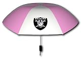 Rainmate Rainwear NFL Oakland Raiders Pink & White 42-Inch Folding Umbrella