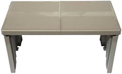 Econo-High Innovative Compact Portable Travel Footrest Gray