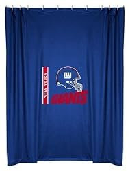 New York Giants Locker Room Shower Curtain