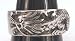 Long Detailed Asian Chinese Dragon Pewter Ring