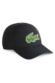 Men's Tonal Check Oversized Croc Tennis Cap