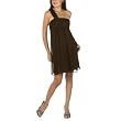 Mossimo&reg; Black: One Shoulder Special Occasion Dress - Brown