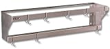 Aero Stainless Steel Wall Mounted Kitchen Pot Rack 48W x 12D x 12H